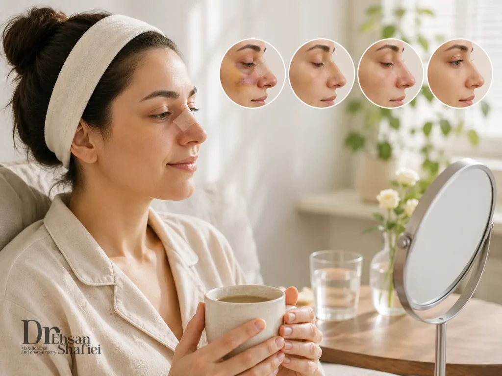 مشکلات بعد از عمل بینی طبیعی و روند بهبود آن