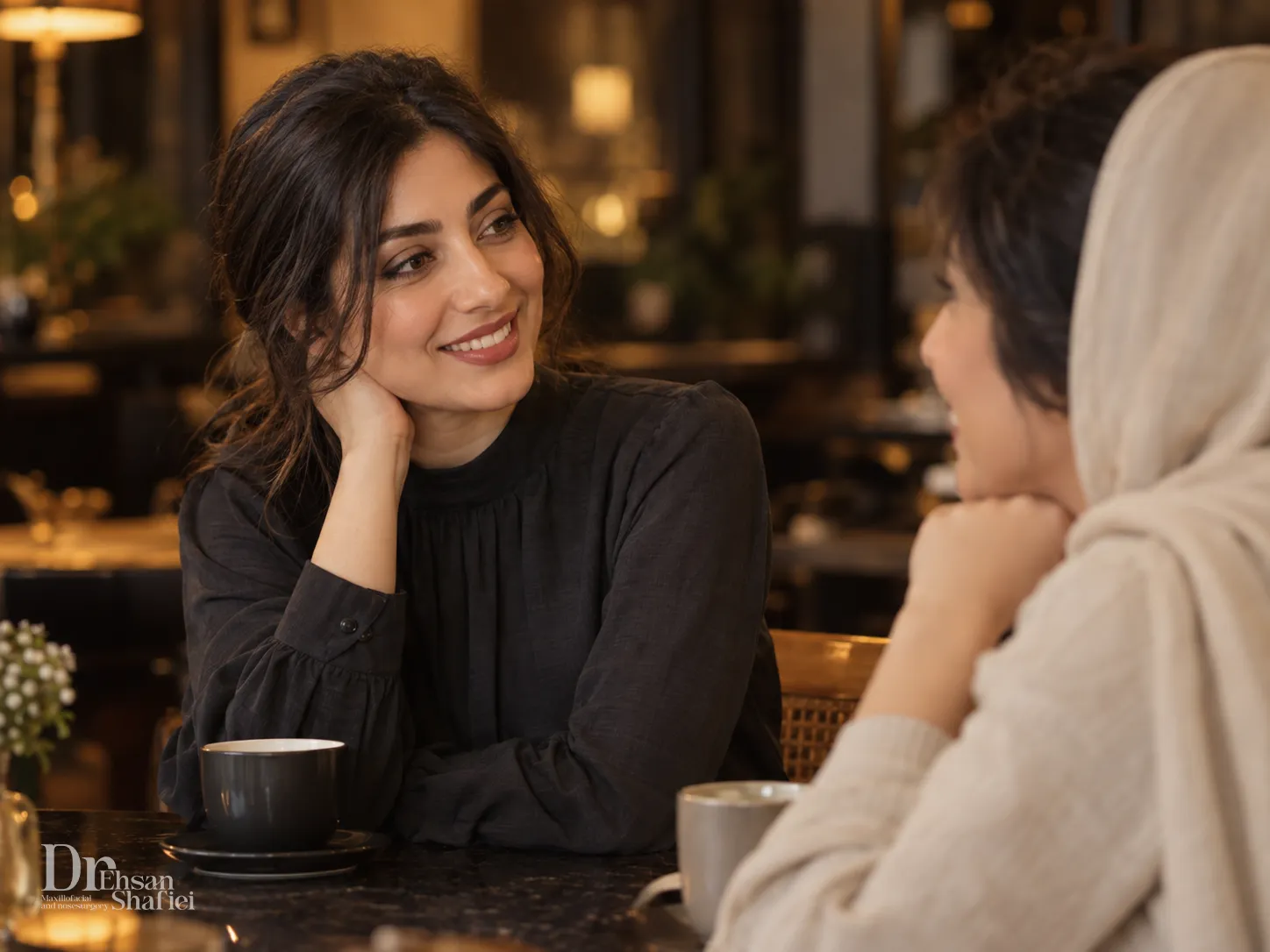 نتیجه هماهنگ و طبیعی عمل بینی گوشتی زنانه