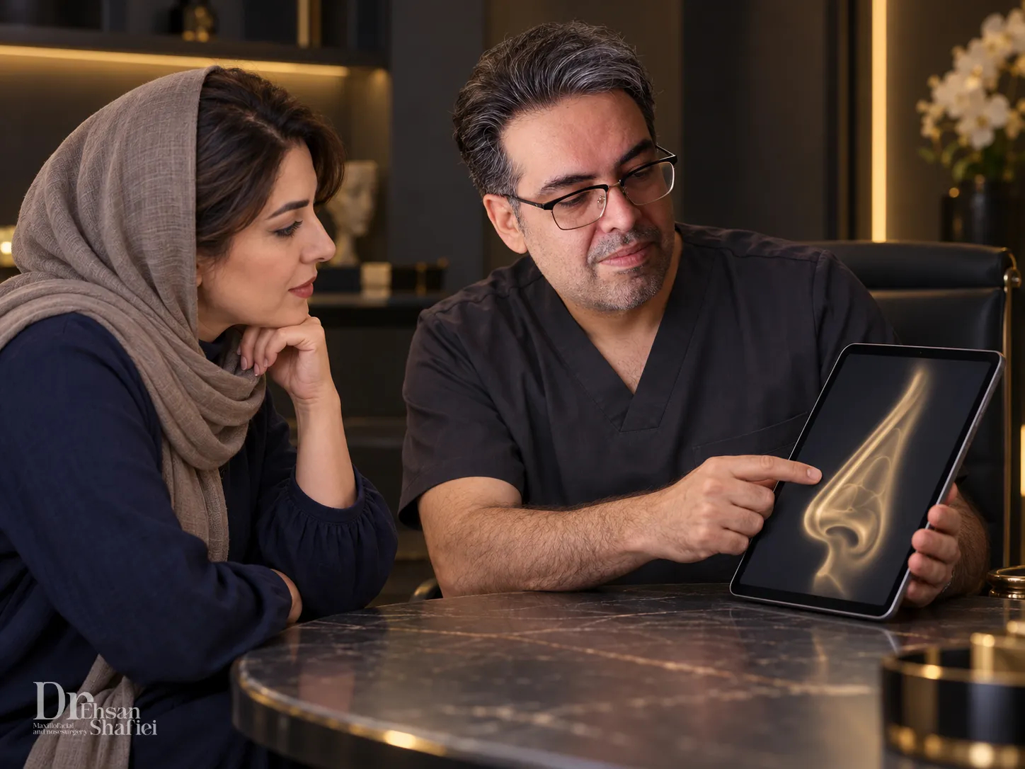 توضیح ریسکها در پاسخ به سوالات قبل از عمل بینی